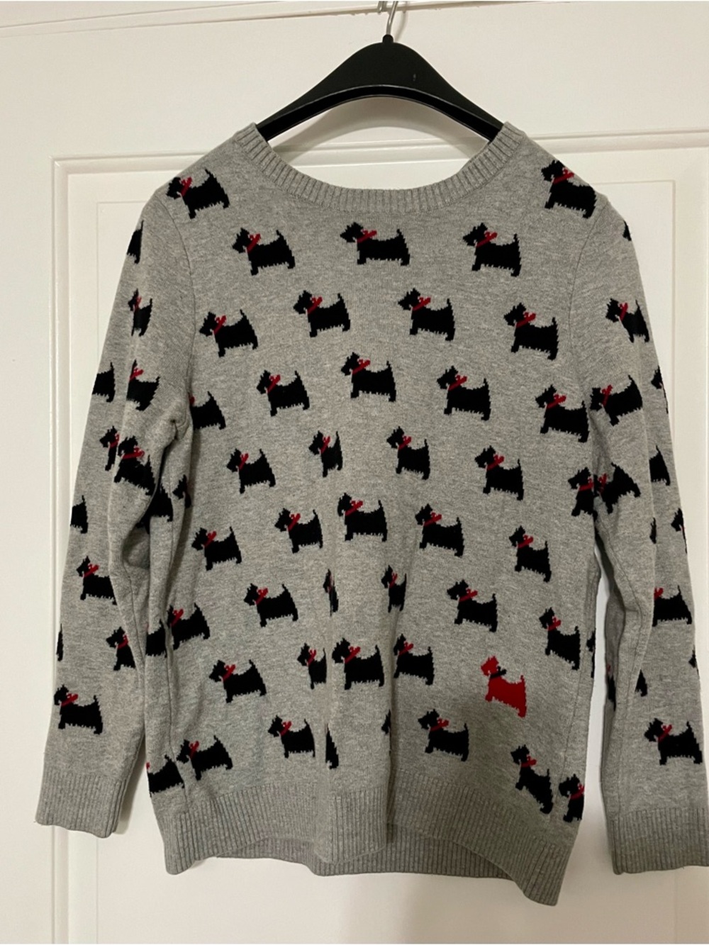 Charter Club Scottie Dog sweater, Size L